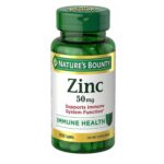 قرص زینک نیچرز بونتی 50 میلی گرم ۱۰۰ تایی Zinc nature’s bounty
