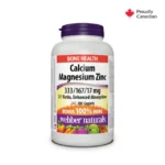 کلسیم منیزیم زینک وبر نچرال Webber Naturals Calcium Magnesium